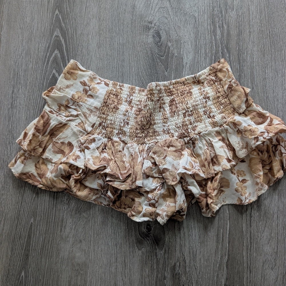 Free People Days Gone By Ruffled Shorts - Picture 3 of 6